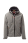 Preview: Wattierte Softshelljacke GALE PAD in rauchgrau